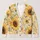 Golden Sunflower Garden Motif for Relaxed Boho Layering and Everyday Nature Style All-over Print Knitted Cardigan - 1