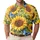 Sunflower Butterfly Floral Garden Scene for Golf Days and Summer Tennis, Women Players Men's Polo Shirt - 1