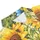 Sunflower Butterfly Floral Garden Scene for Golf Days and Summer Tennis, Women Players Men's Polo Shirt - 6