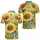 Sunflower Butterfly Floral Garden Scene for Golf Days and Summer Tennis, Women Players Men's Polo Shirt - 2