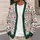 Reindeer Snowflakes and Evergreen Motifs for Christmas Celebrations and Holiday Gifting All-over Print Knitted Cardigan - 5