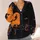 Black Cat and Witch Moon Halloween Scene for Spooky Autumn Nights and Parties All-over Print Knitted Cardigan - 4