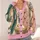 Pink Nativity Scene with Mary, Joseph and Baby Jesus for Christian Christmas Celebrations All-over Print Knitted Cardigan - 4