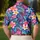 Tropical Hibiscus and Plumeria Blooms for Bright Golf Days and Resort Tennis Style Men's Polo Shirt - 5