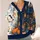 Gothic Haunted House and Pumpkin Scene for Spooky Halloween Celebrations All-over Print Knitted Cardigan - 4