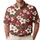 Red Floral Garden Style for Golf Days, Summer Tennis, and Women’s Resort Weekends Men's Polo Shirt - 1