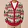Christmas Village Houses and Pine Trees for Cozy Winter Holiday Gatherings at Home All-over Print Knitted Cardigan - 6