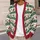 Christmas Stocking Snowflake Holiday Motifs for Festive Winter Celebrations and Gifting All-over Print Knitted Cardigan - 5