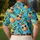 Tropical Pineapple Sunglasses Motif for Sunny Golf Days and Beach Getaways for Women Men's Polo Shirt - 5
