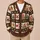 Gingerbread Men and Candy Cane Holiday Cheer for Cozy Christmas Celebrations All-over Print Knitted Cardigan - 6