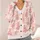 Pastel Pink Christmas Tree Bow Holiday Style For Women, Cozy Seasonal Outfit Wear All-over Print Knitted Cardigan - 4
