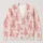 Pastel Pink Christmas Tree Bow Holiday Style For Women, Cozy Seasonal Outfit Wear All-over Print Knitted Cardigan - 1