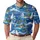 Blue Sailboat Ocean Palms for Coastal Golf and Resort Days, Women's Nautical Style Men's Polo Shirt - 1