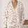 Burgundy Bow Motif For Chic Everyday Layering And Feminine Fall Style For Women All-over Print Knitted Cardigan - 2