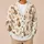 Whimsical Cat Bouquet Motif For Relaxed Everyday Layering, Vacation Style Women Gift All-over Print Knitted Cardigan - 6