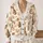 Whimsical Cat Bouquet Motif For Relaxed Everyday Layering, Vacation Style Women Gift All-over Print Knitted Cardigan - 2