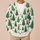 Watercolor Evergreen Trees And Red Stars For Festive Winter Holiday Gatherings For Women All-over Print Knitted Cardigan - 6