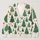 Watercolor Evergreen Trees And Red Stars For Festive Winter Holiday Gatherings For Women All-over Print Knitted Cardigan - 1