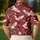 Burgundy Flying Crane Birds For Golf Days, Tennis Matches And Outdoor Nature Lovers Men's Polo Shirt - 5