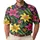 Tropical Lily Fern Floral Style for Golf Tennis Pickleball and Women’s Resort Wear Men's Polo Shirt - 1