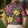 Tropical Lily Fern Floral Style for Golf Tennis Pickleball and Women’s Resort Wear Men's Polo Shirt - 5