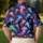 Colorful Glowing Jellyfish Ocean Style for Coastal Golf and Resort Summer Wear Women Men's Polo Shirt - 5