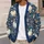 Pumpkin Floral Autumn Foliage For Cozy Everyday Layering And Seasonal Weekend Gatherings All-over Print Knitted Cardigan - 5