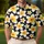 Black and Yellow Plumeria Blooms for Tropical Resort Days and Women’s Golf Lifestyle Men's Polo Shirt - 4