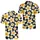 Black and Yellow Plumeria Blooms for Tropical Resort Days and Women’s Golf Lifestyle Men's Polo Shirt - 2