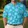 Blue Snowflake Holiday Style For Winter Golf, Tennis, Pickleball And Christmas Days Men's Polo Shirt - 4