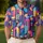 Colorful Geometric Golf Shapes For Summer Fairways And Resort Leisure Women Players Men's Polo Shirt - 4