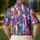 Colorful Geometric Golf Shapes For Summer Fairways And Resort Leisure Women Players Men's Polo Shirt - 5