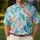 Coral Shrimp Coastal Seafood Motif for Sunny Golf Days and Tropical Tennis Women Men's Polo Shirt - 4