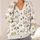 Adorable Dog Faces And Paw Motifs For Spring Vacation Casual Wear And Date Nights All-over Print Knitted Cardigan - 4