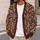 Ornate Moroccan Paisley Geometry For Workwear And Weekend Layering In Warm Earth Tones All-over Print Knitted Cardigan - 5