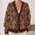 Ornate Moroccan Paisley Geometry For Workwear And Weekend Layering In Warm Earth Tones All-over Print Knitted Cardigan - 2