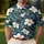 White Hibiscus Tropical Navy Floral Style For Golf, Tennis, And Island Getaways Women Men's Polo Shirt - 4