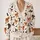 Autumn Ghosts And Orange Bows For Halloween Gatherings And Cozy Everyday Layering All-over Print Knitted Cardigan - 2