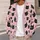 Black Cat Faces and Pink Hearts for Cozy Autumn Days, Casual Weekends, and Travel All-over Print Knitted Cardigan - 5