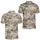 Desert Goat Golf Scene for Summer Country Club Days and Women's Farm Animal Gifts Men's Polo Shirt - 2