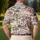 Desert Goat Golf Scene for Summer Country Club Days and Women's Farm Animal Gifts Men's Polo Shirt - 5