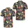 Black Monstera Leaves And Colorful Tropical Cocktails For Resort Golf Vacation Style Men's Polo Shirt - 2