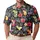 Black Monstera Leaves And Colorful Tropical Cocktails For Resort Golf Vacation Style Men's Polo Shirt - 1