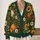 Autumn Pumpkin Sunflower Garden for Thanksgiving Layering, Women’s Cozy Fall Wardrobe All-over Print Knitted Cardigan - 2