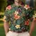 Plumeria Wine Floral Golf Style for Tropical Resort Evenings and Vineyard Escapes Men's Polo Shirt - 4