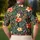 Plumeria Wine Floral Golf Style for Tropical Resort Evenings and Vineyard Escapes Men's Polo Shirt - 5