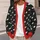 White Mouse Silhouettes for Playful Everyday Layering and Whimsical Animal Lovers All-over Print Knitted Cardigan - 5