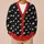 White Mouse Silhouettes for Playful Everyday Layering and Whimsical Animal Lovers All-over Print Knitted Cardigan - 6