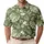 Green Monstera Leaf Tropical Garden Style for Resort Golf and Vacation Travel Escapes Men's Polo Shirt - 1