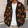 Mickey Pumpkin Halloween Magic for Theme Park Fans and Fall Family Outings Season All-over Print Knitted Cardigan - 5
